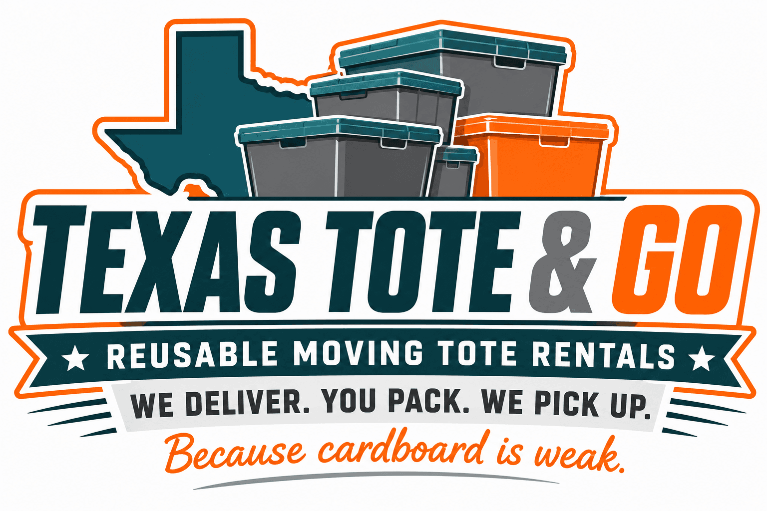 Texas Tote & Go, reusable moving tote rentals